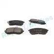 Jeu de 4 plaquettes de frein avant RAP BRAKES R-P1651 - Visuel 2