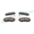 Jeu de 4 plaquettes de frein avant RAP BRAKES R-P1651 - Visuel 3
