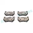 Jeu de 4 plaquettes de frein avant RAP BRAKES R-P1656 - Visuel 1