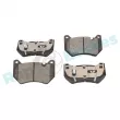 Jeu de 4 plaquettes de frein avant RAP BRAKES R-P1656 - Visuel 2