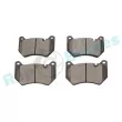 Jeu de 4 plaquettes de frein avant RAP BRAKES R-P1656 - Visuel 3
