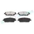 Jeu de 4 plaquettes de frein avant RAP BRAKES R-P1657 - Visuel 1