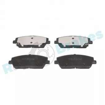 Jeu de 4 plaquettes de frein avant RAP BRAKES R-P1657