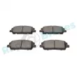 Jeu de 4 plaquettes de frein avant RAP BRAKES R-P1657 - Visuel 3