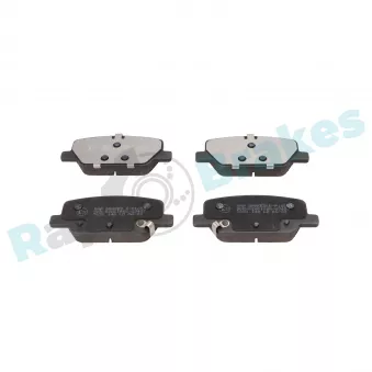 Jeu de 4 plaquettes de frein arrière RAP BRAKES R-P1658