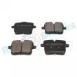 Jeu de 4 plaquettes de frein arrière RAP BRAKES R-P1659 - Visuel 2