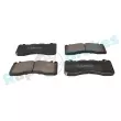 Jeu de 4 plaquettes de frein avant RAP BRAKES R-P1660 - Visuel 2