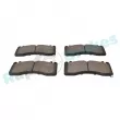 Jeu de 4 plaquettes de frein avant RAP BRAKES R-P1660 - Visuel 3