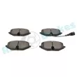 Jeu de 4 plaquettes de frein avant RAP BRAKES R-P1661 - Visuel 3
