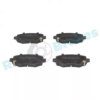 Jeu de 4 plaquettes de frein arrière RAP BRAKES R-P1662