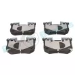 Jeu de 4 plaquettes de frein arrière RAP BRAKES R-P1663 - Visuel 1