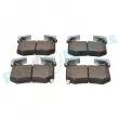 Jeu de 4 plaquettes de frein arrière RAP BRAKES R-P1663 - Visuel 3