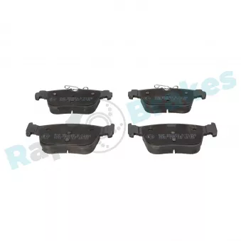 Jeu de 4 plaquettes de frein arrière RAP BRAKES R-P1666