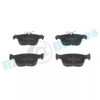Jeu de 4 plaquettes de frein arrière RAP BRAKES R-P1667