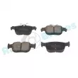 Jeu de 4 plaquettes de frein arrière RAP BRAKES R-P1667 - Visuel 3