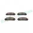 Jeu de 4 plaquettes de frein avant RAP BRAKES R-P1672 - Visuel 3