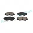 Jeu de 4 plaquettes de frein avant RAP BRAKES R-P1673 - Visuel 1