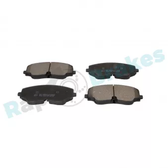 Jeu de 4 plaquettes de frein avant RAP BRAKES R-P1673