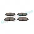 Jeu de 4 plaquettes de frein avant RAP BRAKES R-P1673 - Visuel 2