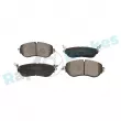 Jeu de 4 plaquettes de frein avant RAP BRAKES R-P1674 - Visuel 1