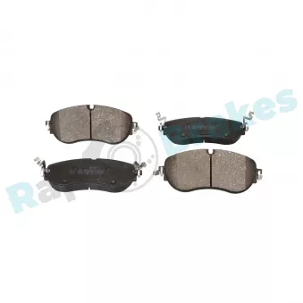 Jeu de 4 plaquettes de frein avant RAP BRAKES R-P1674
