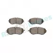 Jeu de 4 plaquettes de frein avant RAP BRAKES R-P1674 - Visuel 2