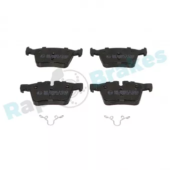 Jeu de 4 plaquettes de frein arrière RAP BRAKES R-P1676
