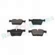 Jeu de 4 plaquettes de frein arrière RAP BRAKES R-P1676 - Visuel 2