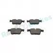 Jeu de 4 plaquettes de frein arrière RAP BRAKES R-P1676 - Visuel 3