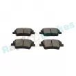Jeu de 4 plaquettes de frein arrière RAP BRAKES R-P1682 - Visuel 2