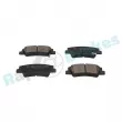 Jeu de 4 plaquettes de frein arrière RAP BRAKES R-P1683 - Visuel 1
