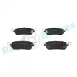 Jeu de 4 plaquettes de frein avant RAP BRAKES R-P1685 - Visuel 1