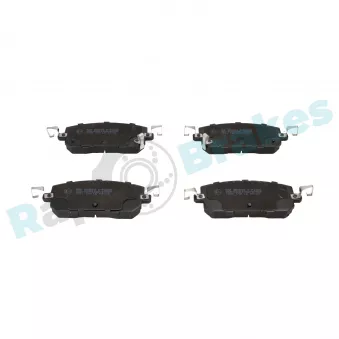 Jeu de 4 plaquettes de frein avant RAP BRAKES R-P1685