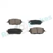 Jeu de 4 plaquettes de frein avant RAP BRAKES R-P1685 - Visuel 2