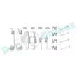 Kit d'accessoires, mâchoire de frein RAP BRAKES R-T0028 - Visuel 1