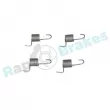 Kit d'accessoires, mâchoire de frein RAP BRAKES R-T0081 - Visuel 3