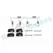 Kit d'accessoires, mâchoire de frein RAP BRAKES R-T0110 - Visuel 1
