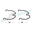Kit d'accessoires, mâchoire de frein RAP BRAKES R-T0166 - Visuel 1