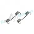 Kit d'accessoires, mâchoire de frein RAP BRAKES R-T0189 - Visuel 2