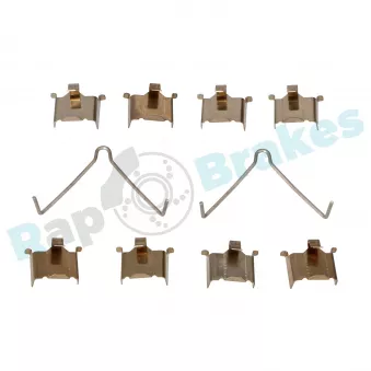 Kit d'accessoires, plaquette de frein à disque RAP BRAKES R-U0006