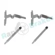 Kit d'accessoires, plaquette de frein à disque RAP BRAKES R-U0011 - Visuel 1