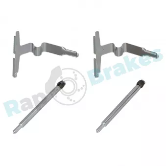 Kit d'accessoires, plaquette de frein à disque RAP BRAKES R-U0011