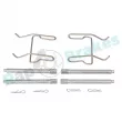 Kit d'accessoires, plaquette de frein à disque RAP BRAKES R-U0020 - Visuel 1