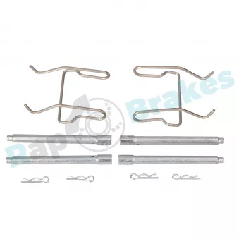 Kit d'accessoires, plaquette de frein à disque RAP BRAKES R-U0020