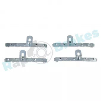 Kit d'accessoires, plaquette de frein à disque RAP BRAKES R-U0022