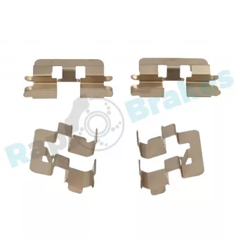 Kit d'accessoires, plaquette de frein à disque RAP BRAKES R-U0023