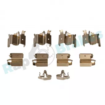 Kit d'accessoires, plaquette de frein à disque RAP BRAKES R-U0026