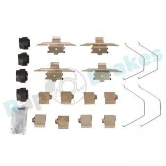 Kit d'accessoires, plaquette de frein à disque RAP BRAKES R-U0027