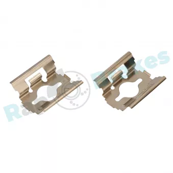 Kit d'accessoires, plaquette de frein à disque RAP BRAKES R-U0028