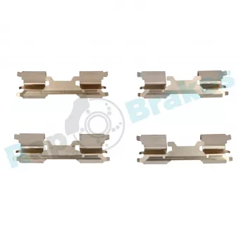 Kit d'accessoires, plaquette de frein à disque RAP BRAKES R-U0030